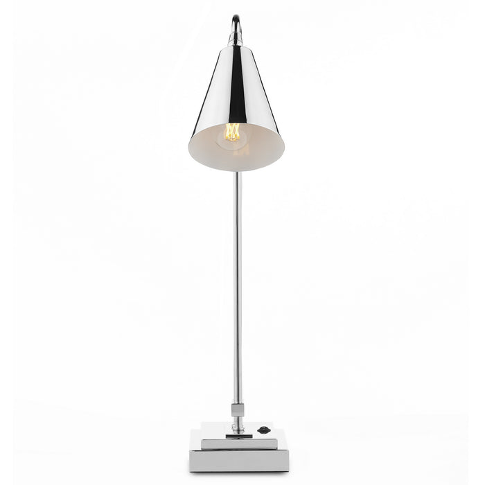 Currey and Company - 6000-0783 - Two Light Desk Lamp - Polished Nickel