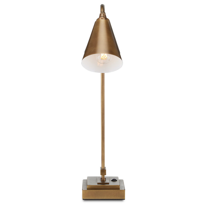 Currey and Company - 6000-0784 - Two Light Desk Lamp - Antique Brass