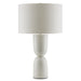 Currey and Company - 6000-0794 - One Light Table Lamp - White