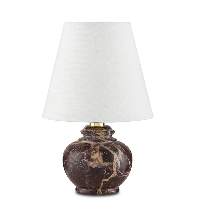 Currey and Company - 6000-0805 - One Light Table Lamp - Oxblood