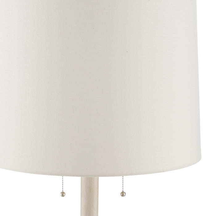 Currey and Company - 8000-0112 - Two Light Floor Lamp - Whitewash