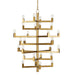 Currey and Company - 9000-0920 - 28 Light Chandelier - Brass