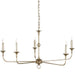 Currey and Company - 9000-0933 - Five Light Chandelier - Champagne