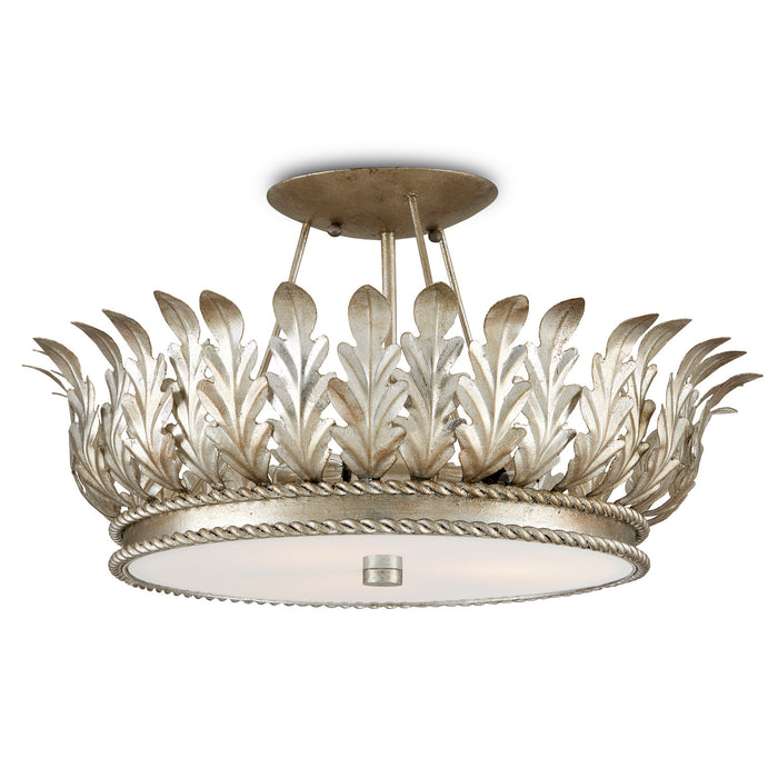 Currey and Company - 9000-0950 - Three Light Semi-Flush Mount - Champagne