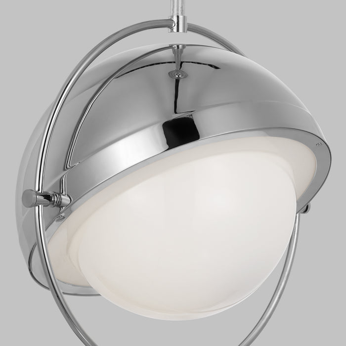 Visual Comfort Studio - TP1111PN - One Light Pendant - Bacall - Polished Nickel