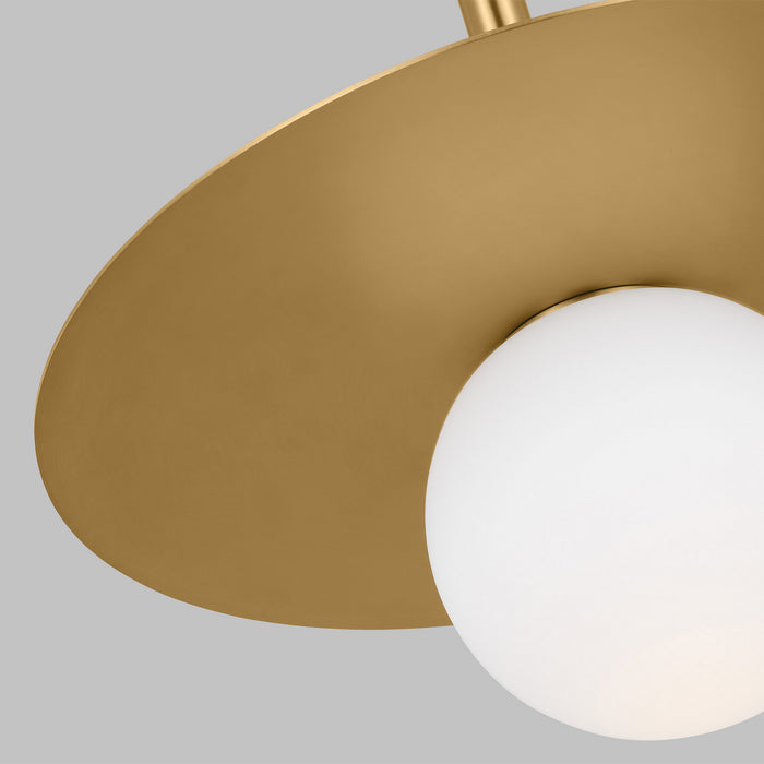 Visual Comfort Studio - KP1141BBS - One Light Pendant - Nodes - Burnished Brass