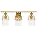Kichler - 55079NBR - Three Light Bath - Everett - Brushed Brass