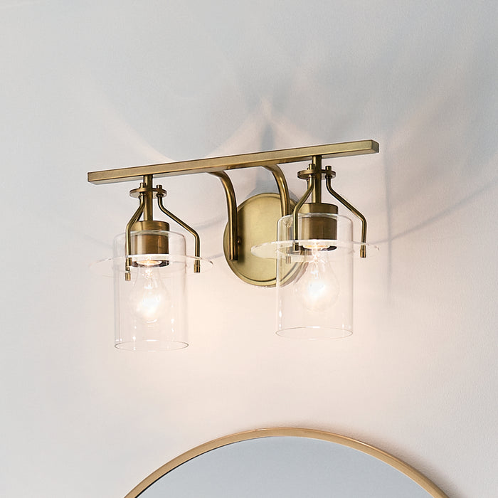 Kichler - 55078NBR - Two Light Bath - Everett - Brushed Brass