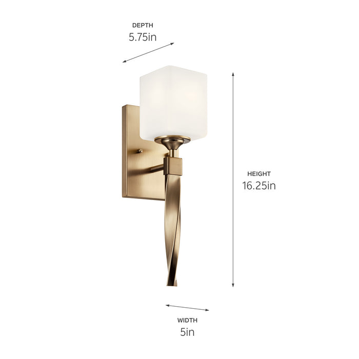 Kichler - 55000CPZ - One Light Wall Sconce - Marette - Champagne Bronze