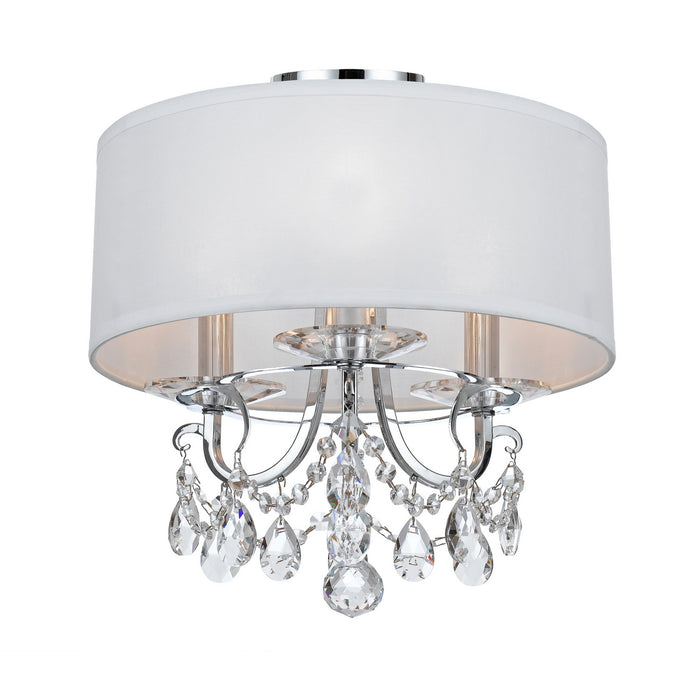 Crystorama - 6623-CH-CL-MWP_CEILING - Three Light Ceiling Mount - Othello - Polished Chrome