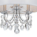 Crystorama - 6623-CH-CL-MWP_CEILING - Three Light Ceiling Mount - Othello - Polished Chrome