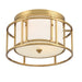Crystorama - 9590-LG - Two Light Ceiling Mount - Hulton - Luxe Gold