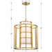 Crystorama - 9597-LG - Six Light Chandelier - Hulton - Luxe Gold