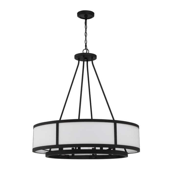 Crystorama - BRY-8008-BF - Eight Light Chandelier - Bryant - Black Forged