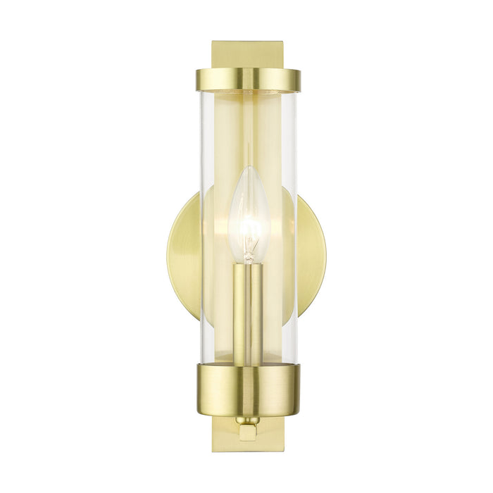 Livex Lighting - 10141-12 - One Light Wall Sconce - Castleton - Satin Brass