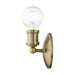 Livex Lighting - 14420-01 - One Light Vanity Sconce - Lansdale - Antique Brass