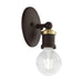 Livex Lighting - 14420-07 - One Light Vanity Sconce - Lansdale - Bronze with Antique Brass