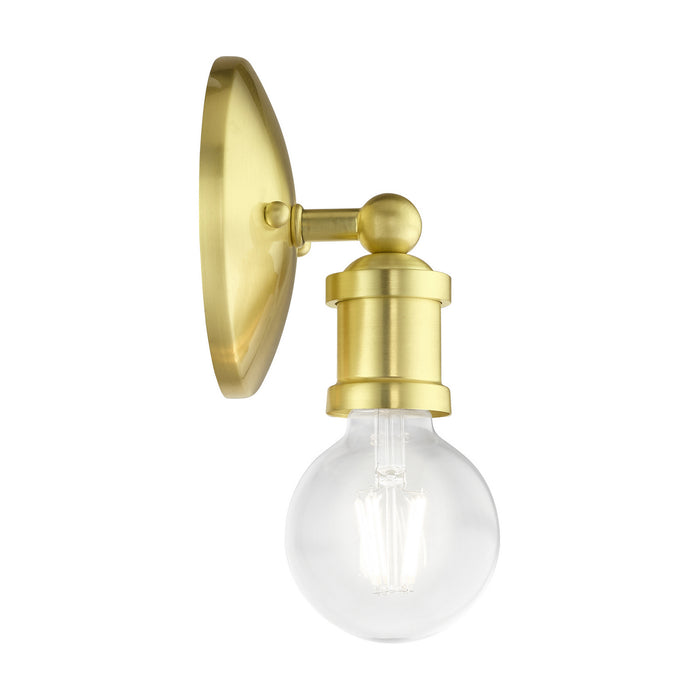 Livex Lighting - 14420-12 - One Light Vanity Sconce - Lansdale - Satin Brass