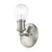 Livex Lighting - 14420-91 - One Light Vanity Sconce - Lansdale - Brushed Nickel