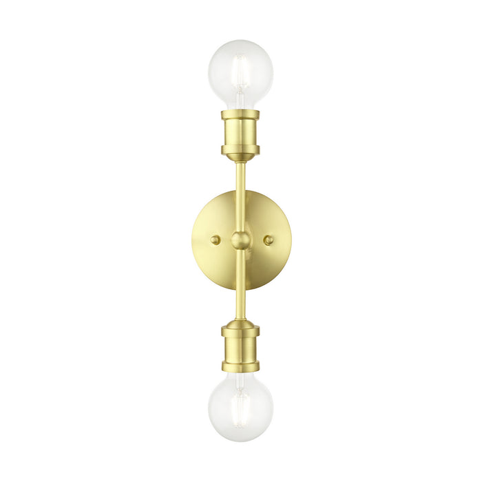 Livex Lighting - 14422-12 - Two Light Vanity Sconce - Lansdale - Satin Brass