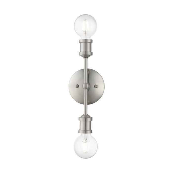 Livex Lighting - 14422-91 - Two Light Vanity Sconce - Lansdale - Brushed Nickel