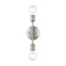 Livex Lighting - 14422-91 - Two Light Vanity Sconce - Lansdale - Brushed Nickel