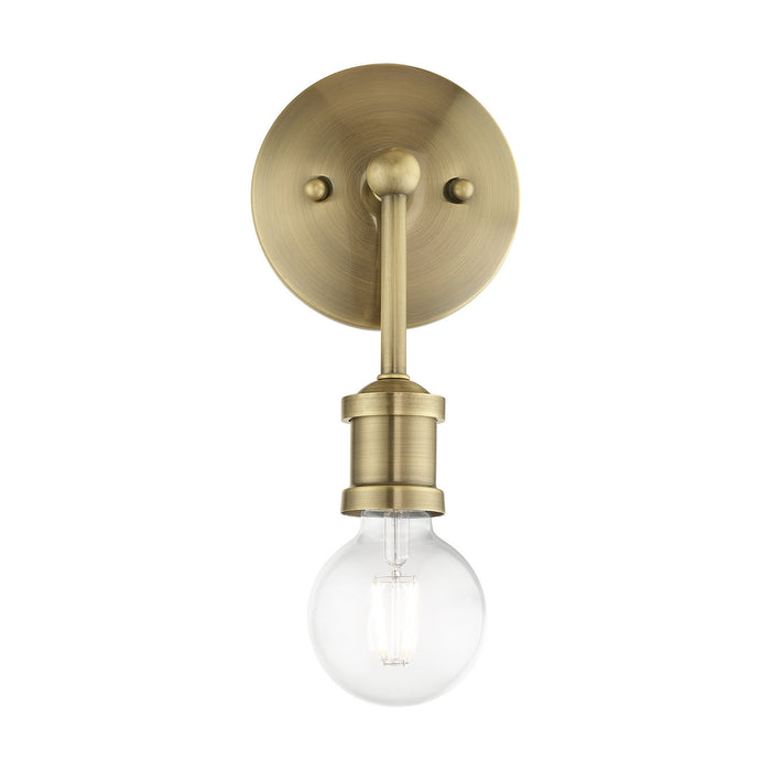 Livex Lighting - 14429-01 - One Light Vanity Sconce - Lansdale - Antique Brass