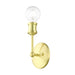 Livex Lighting - 14429-12 - One Light Vanity Sconce - Lansdale - Satin Brass