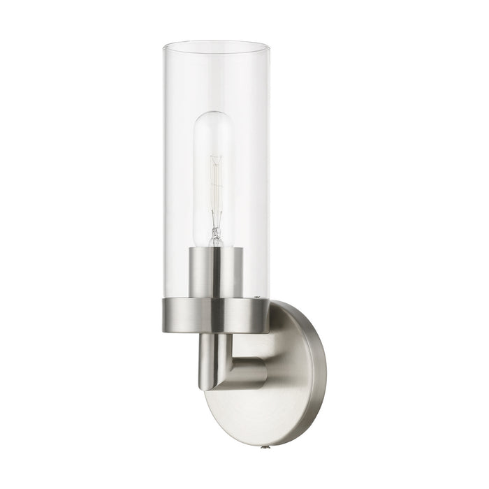 Livex Lighting - 16171-91 - One Light Wall Sconce - Ludlow - Brushed Nickel