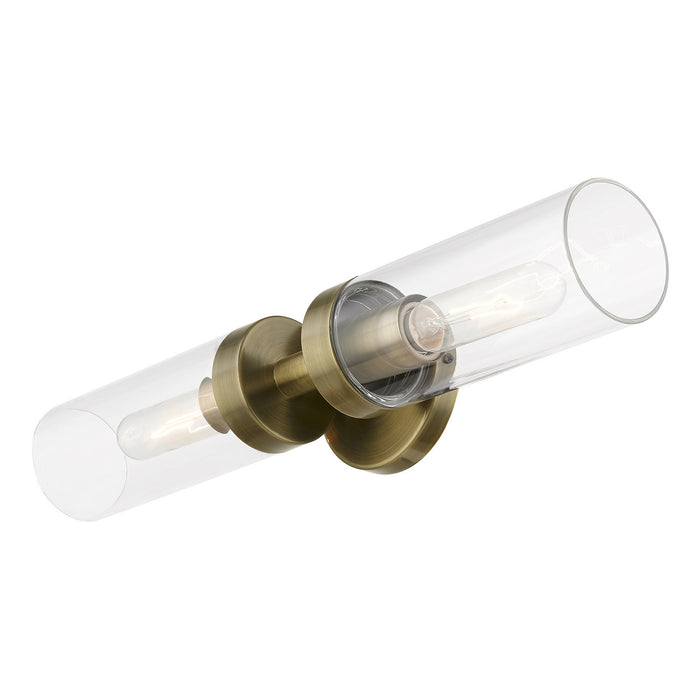 Livex Lighting - 16172-01 - Two Light Vanity Sconce - Ludlow - Antique Brass