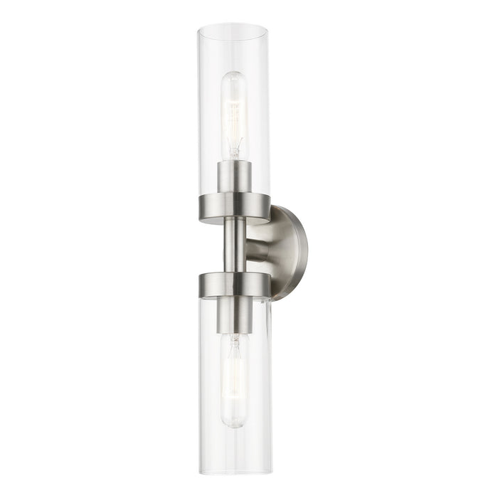 Livex Lighting - 16172-91 - Two Light Vanity Sconce - Ludlow - Brushed Nickel