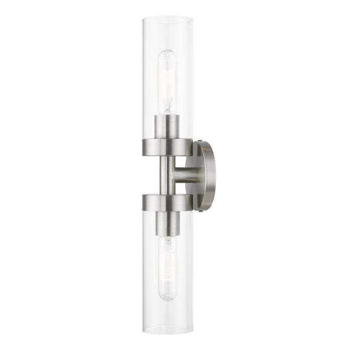 Livex Lighting - 16172-91 - Two Light Vanity Sconce - Ludlow - Brushed Nickel