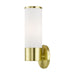 Livex Lighting - 16561-12 - One Light Wall Sconce - Lindale - Satin Brass