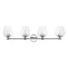 Livex Lighting - 17474-05 - Four Light Vanity Sconce - Willow - Polished Chrome