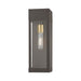 Livex Lighting - 20873-07 - One Light Outdoor Wall Lantern - Barrett - Bronze with Antique Brass Candle