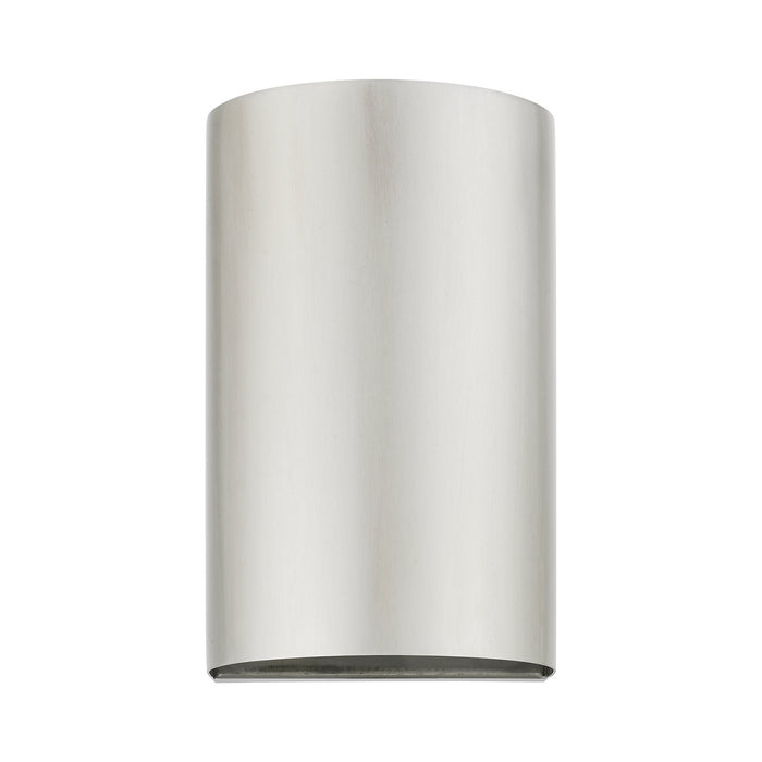 Livex Lighting - 22061-91 - One Light Outdoor Wall Lantern - Bond - Brushed Nickel