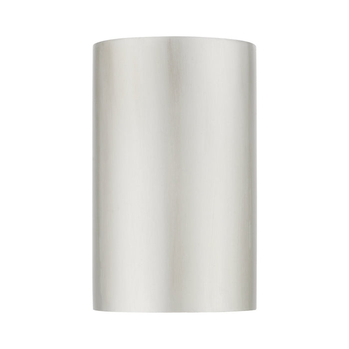 Livex Lighting - 22061-91 - One Light Outdoor Wall Lantern - Bond - Brushed Nickel