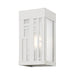 Livex Lighting - 22971-91 - One Light Outdoor Wall Lantern - Malmo - Brushed Nickel