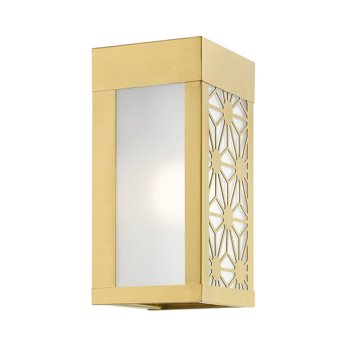 Livex Lighting - 24321-32 - One Light Outdoor Wall Lantern - Berkeley - Satin Gold