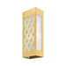 Livex Lighting - 24322-32 - Two Light Outdoor Wall Lantern - Berkeley - Satin Gold