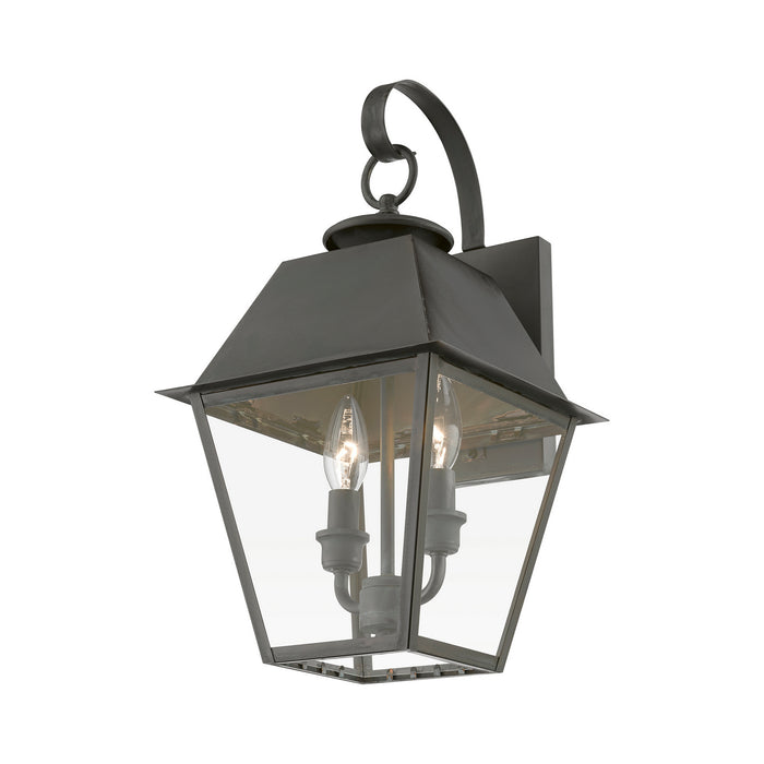 Livex Lighting - 27215-61 - Two Light Outdoor Wall Lantern - Wentworth - Charcoal