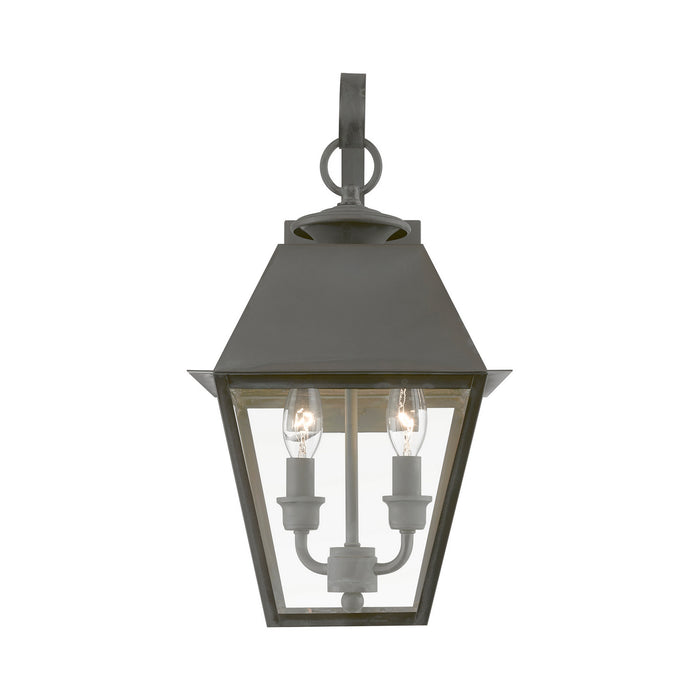 Livex Lighting - 27215-61 - Two Light Outdoor Wall Lantern - Wentworth - Charcoal