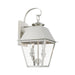 Livex Lighting - 27215-91 - Two Light Outdoor Wall Lantern - Wentworth - Brushed Nickel