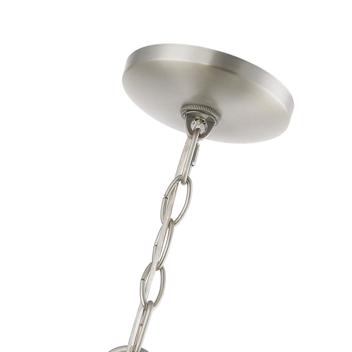 Livex Lighting - 27217-91 - Two Light Outdoor Pendant - Wentworth - Brushed Nickel