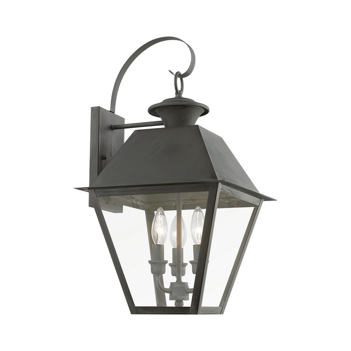 Livex Lighting - 27218-61 - Three Light Outdoor Wall Lantern - Wentworth - Charcoal