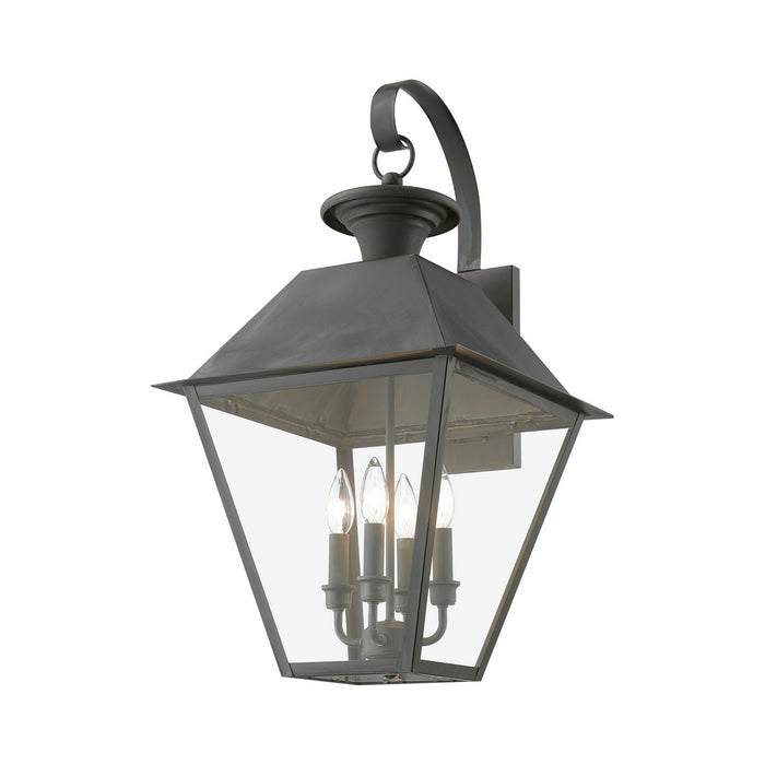 Livex Lighting - 27222-61 - Four Light Outdoor Wall Lantern - Wentworth - Charcoal