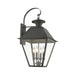 Livex Lighting - 27222-61 - Four Light Outdoor Wall Lantern - Wentworth - Charcoal