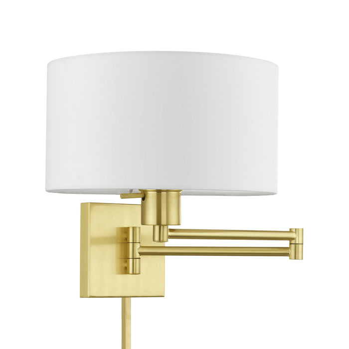 Livex Lighting - 40036-12 - One Light Swing Arm Wall Lamp - Swing Arm Wall Lamps - Satin Brass