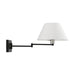 Livex Lighting - 40039-04 - One Light Swing Arm Wall Lamp - Swing Arm Wall Lamps - Black with Brushed Nickel