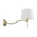 Livex Lighting - 40044-01 - One Light Swing Arm Wall Lamp - Swing Arm Wall Lamps - Antique Brass
